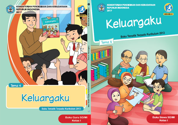 Buku Kelas 1 Kurikulum 2013 Tema 4 Keluargaku Tahun 2018