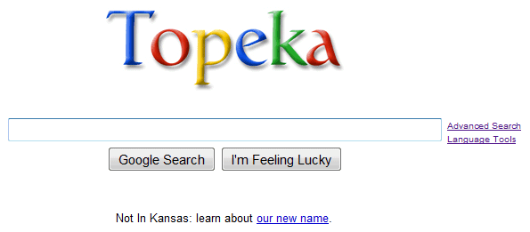 GOOGLE APRIL FOOLS' Day 2010