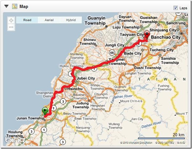 Day 10 Garmin Map 