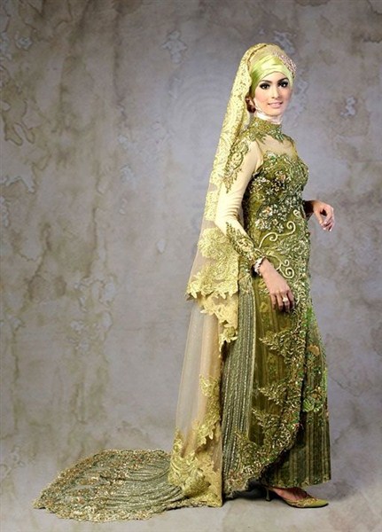 contoh desain model baju kebaya untuk prosesi lamaran dan akad nikah terbaru 2016/2017