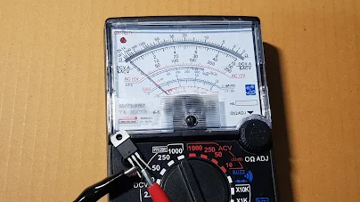 SCR  test with  Multimeter