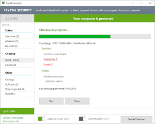 مضاد البرمجيات الخبيثة Crystal Security 3.5 Anti-Malware