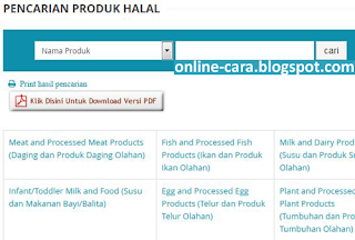 Cara Cek Halal MUI Online