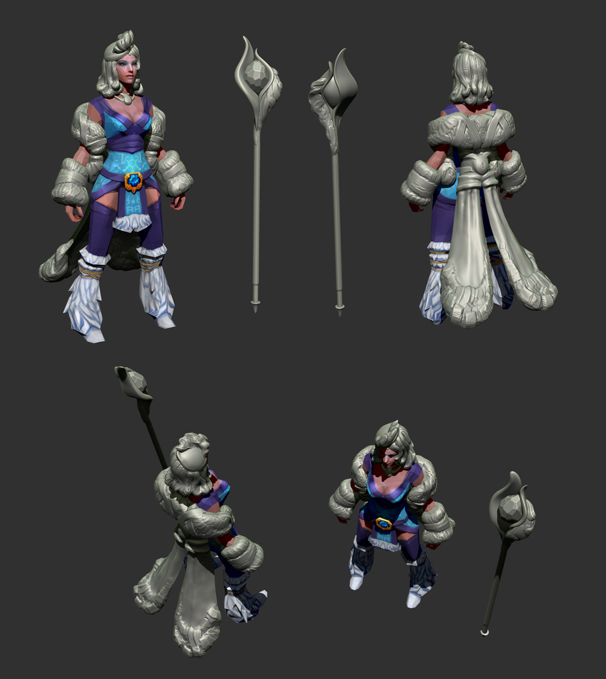 Anuxi S Dota2 Items Crystal Maiden Outfit Blockout