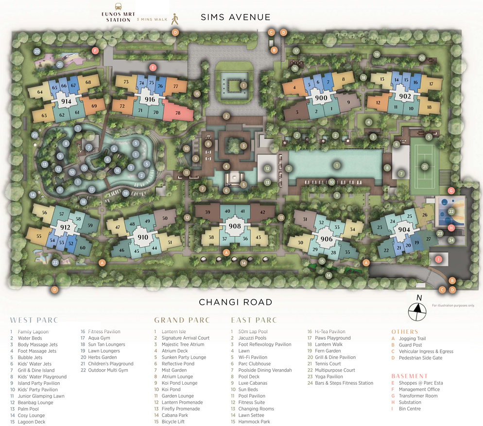 Parc Esta Site Plan