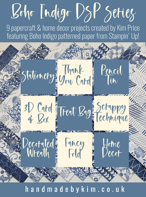 Boho Indigo Papercraft Series