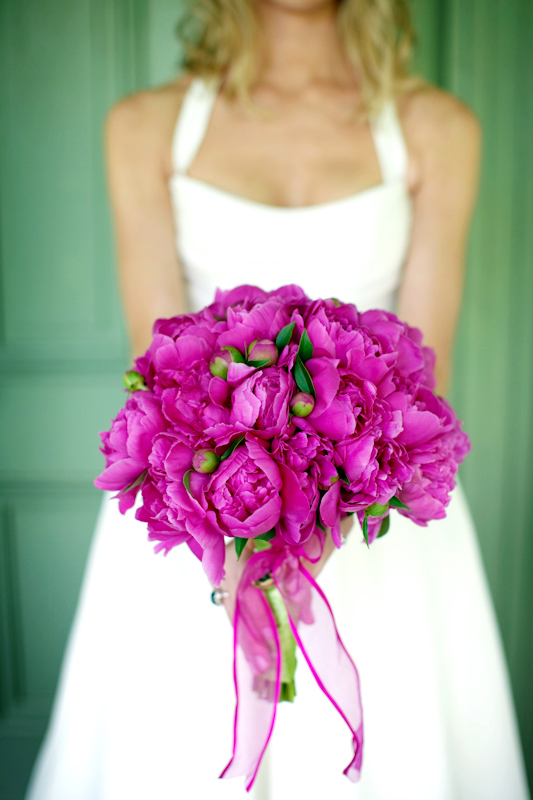  the bridesmaids from Jamie and Chad's Pink and Green Virginia Wedding