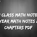 11th Class Math Notes - 1st Year Math Notes All Chapters pdf