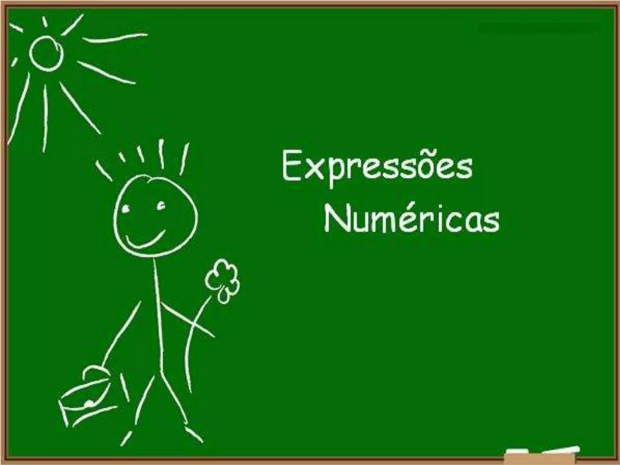 Expressões numéricas