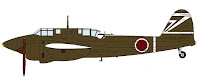 Hasegawa 1/72 Kawasaki Ki45Kai Hei TYPE2 ASSAULT PLANE (NICK) '27th Flight Regiment' (07389) Color Guide & Paint Conversion Chart