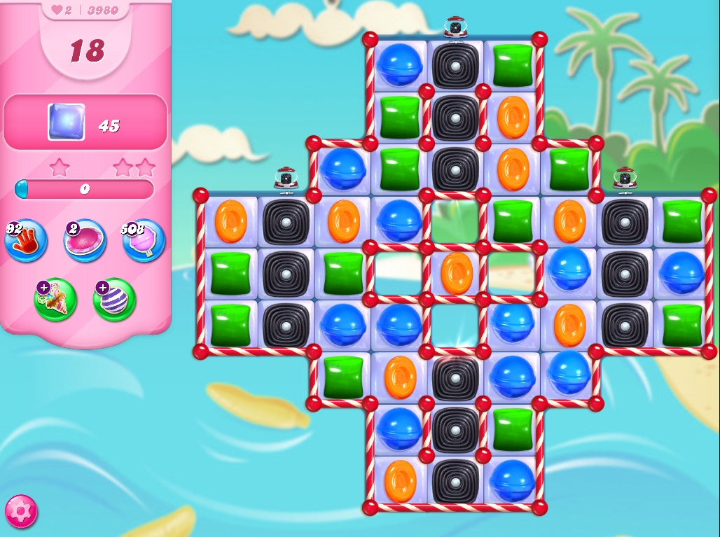 Candy Crush Saga level 3980