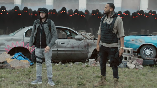 Eminem disponibiliza clipe de "Luck You" com Joyner Lucas