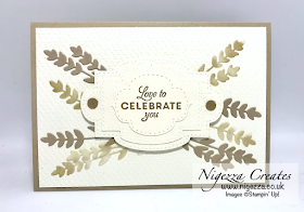 Nigezza Creates with Stampin' Up! Embossing Folders Neutral  Layered Textured Card
