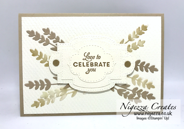 Nigezza Creates with Stampin' Up! Embossing Folders Neutral  Layered Textured Card