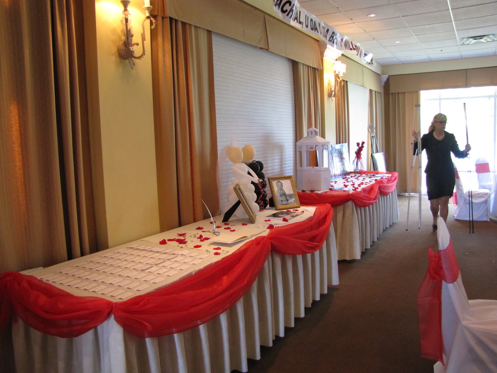 images of red and white wedding decorations