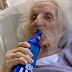 103-year-old woman celebrates life with a bottle of cold beer after beating COVID-19