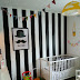 Graphic monochrome eclectic kidsroom girlsroom nursery