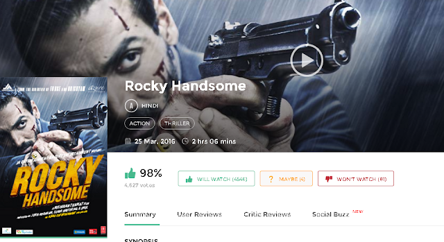 Rocky Handsome 2016 Full Hindi Movie in HD 720p avi mp4 3gp hq free