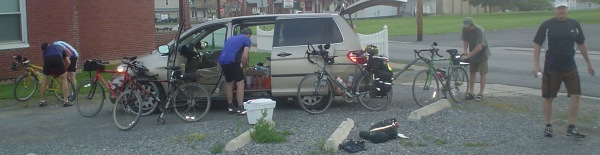 Pittsburgh to DC, GAP and C&O, support van
