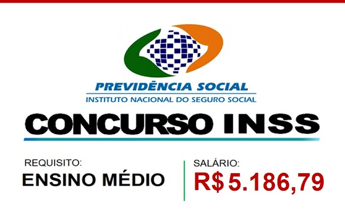 Concurso público: INSS abre mil vagas com salário de R$ 5.186,79; saiba mais