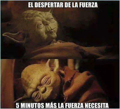 El despertar de la fuerza, cinco minutos más la fuerza necesita, Yoda, Jedi