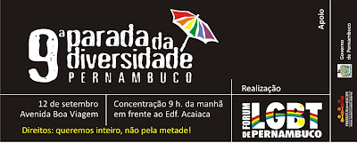 Parada Gay em Recife.