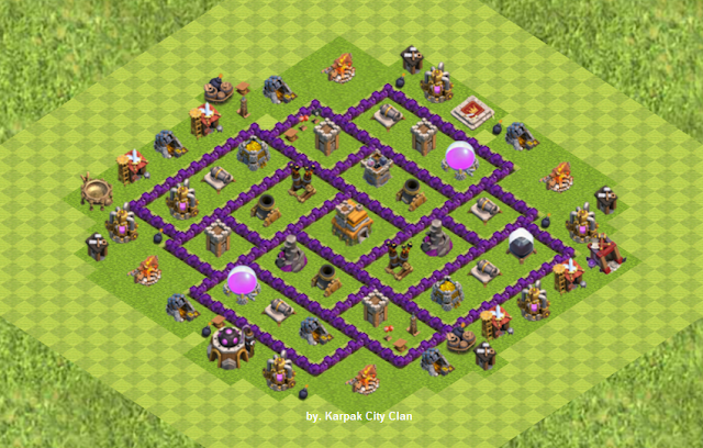 War Base TH 7 Terkuat Clash Of Clans Update Oktober 2015