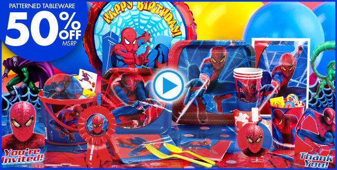 Spiderman Birthday Party Ideas, Spiderman Birthday Party Supplies