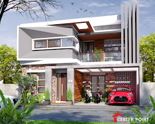 Jasa Desain Rumah di Sawahlunto - Rumah Minimalis Modern Minimalist House Home Fasade 13