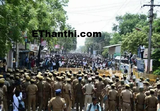 போராட்டத்தை கலவரபூமியாக மாற்றியது இவர்கள் தான் !