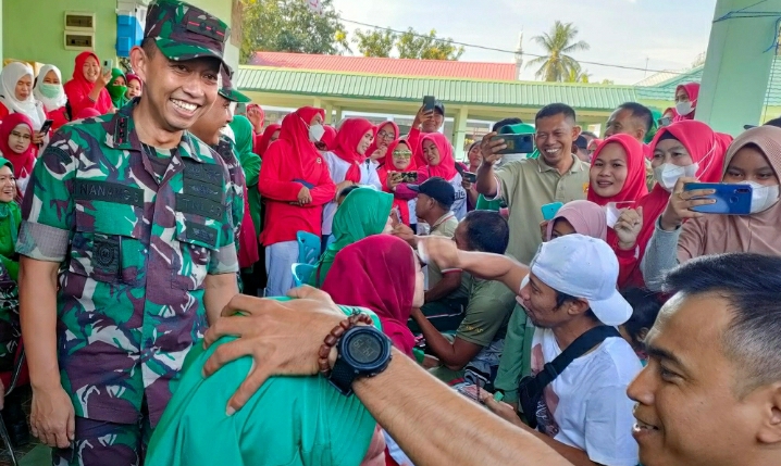 Semarak Lomba Merias Ibu Persit Kodim 1426/Takalar, Meriahkan HUT Kemerdekaan RI Ke- 77