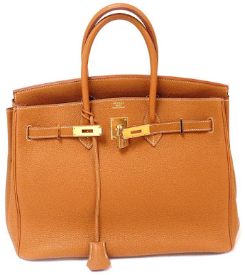 bolsa hermes birkin caramelo