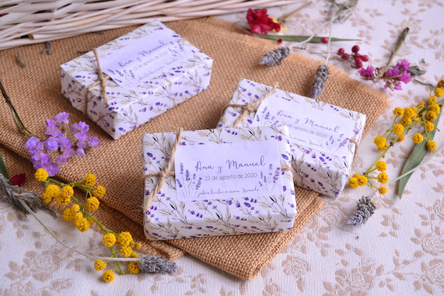 jabones de lavanda para detalles de boda regalos invitados