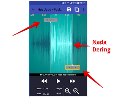 Cara memotong lagu di android