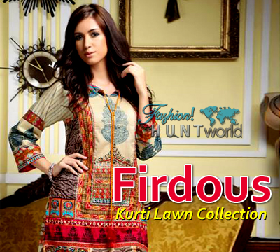Firdous Fashion Kurti Lawn Collection 2015 Vol-2