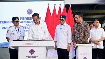 Presiden Jokowi Resmikan Terminal Samarinda Seberang, Dorong Penggunaan Transportasi Massal