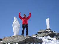 Photo 3 Steve on the summit of the Tête du Ruitor