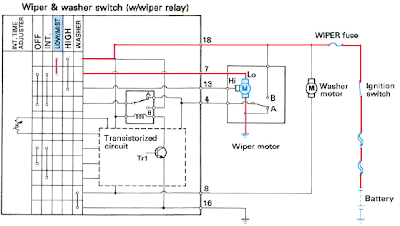 Wiring Diagram Cara Kerja Wiper Low Speed