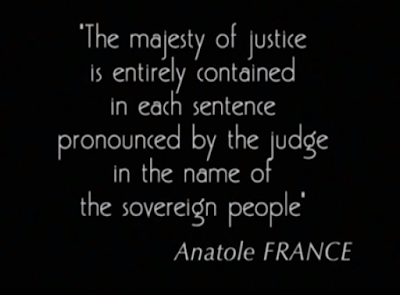 intertitle justice Anatole France