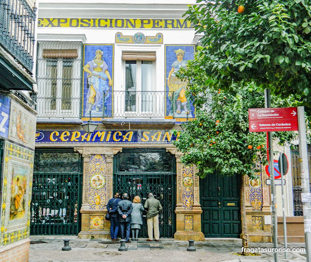 Museu da Cerâmica no bairro de Triana em Sevilha