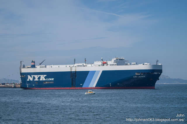 leo leader, car carrier, terminal de Bouzas, puerto de Vigo, Bouzas