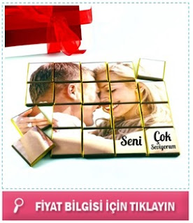 Kişiye Özel Fotoğraflı Puzzle Çikolata