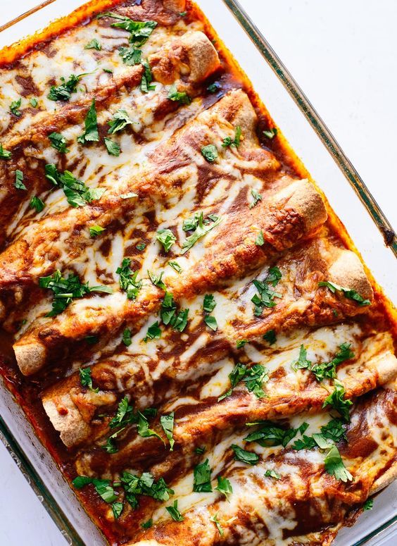 how to made Veggie Black Bean Enchiladas