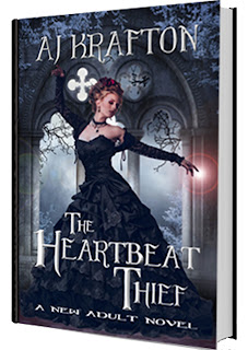 http://www.amazon.com/Heartbeat-Thief-AJ-Krafton-ebook/dp/B00UZC9W7U/