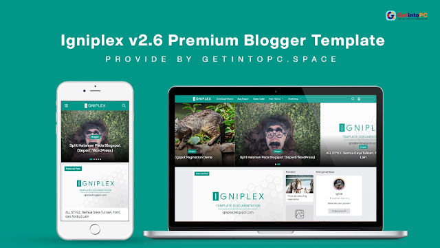 Igniplex v2.6 Premium Blogger Template Free Download