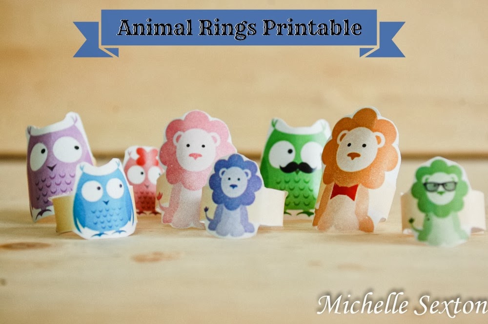 The best entertainment is free! Click through and get this free animal ring printable