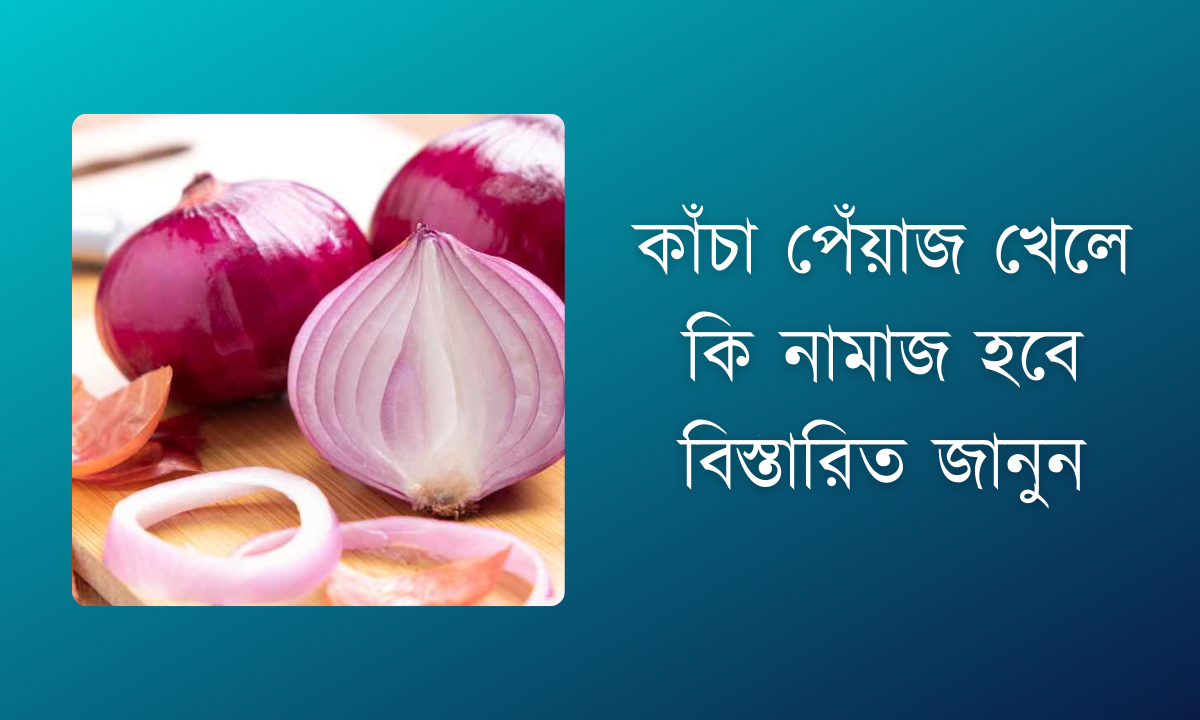কাঁচা পেঁয়াজ খেলে কি নামাজ হবে বিস্তারিত জানুন