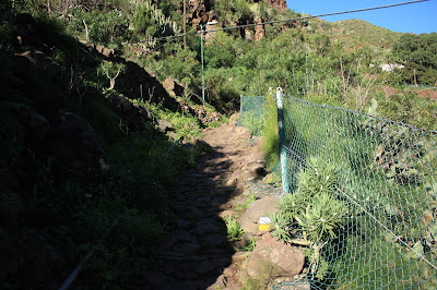 PR-TF-2  VALLESECO (Santa Cruz de Tenerife) A TABORNO, Camino o sendero La Canalita en el Barrio de Las Cuevas en Santa Cruz de Tenerife