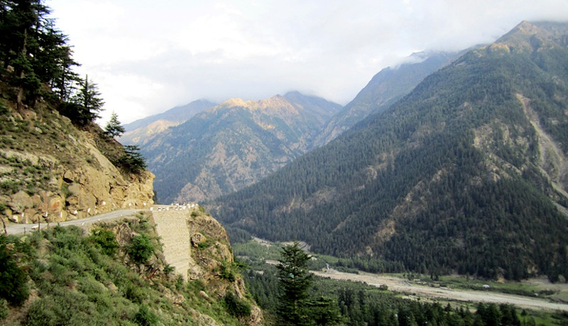 View on route to Chitkul