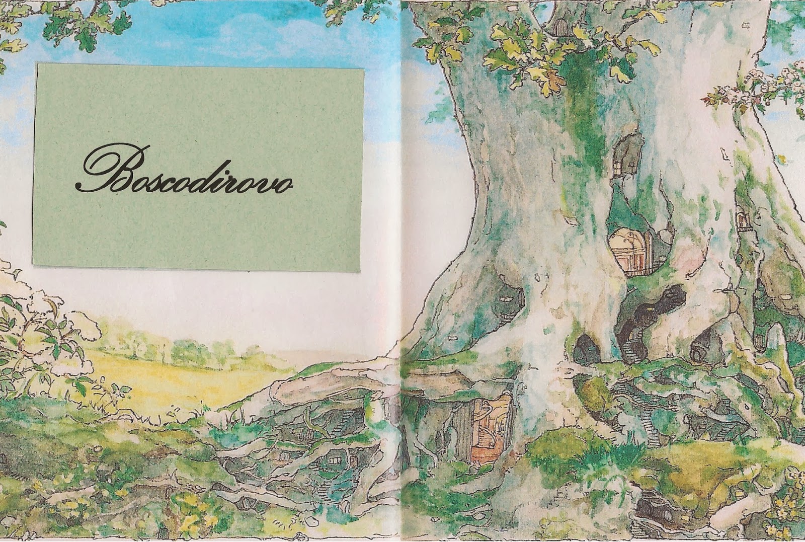 Il mondo di Boscodirovo in inglese Brambly Hedge ¨ nato dalla fantasia di Jill Barlkem illustratrice contemporanea nata nel 1951 ad Epping nell Es